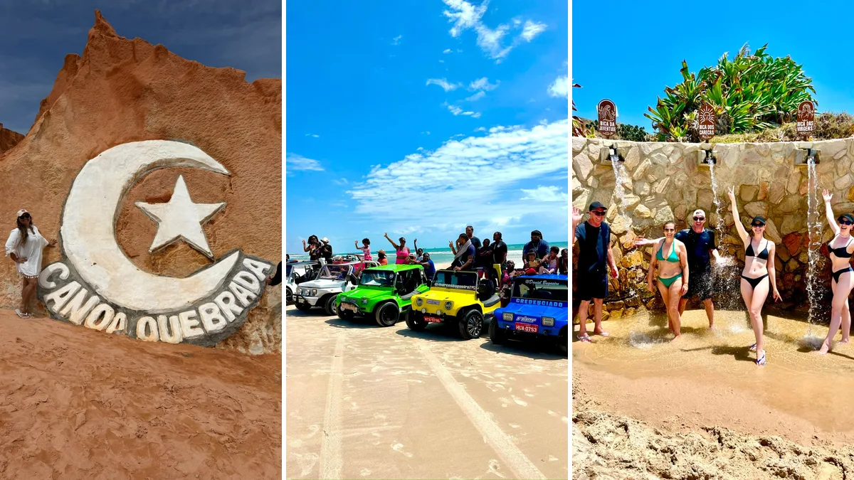 Morro Branco, Praia das Fontes e Canoa Quebrada